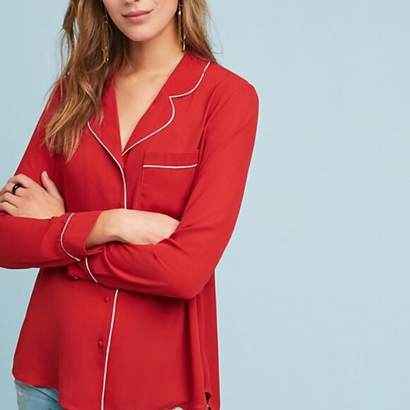 Anthropologie Tops - NWT Anthropologie Rayne Buttondown Top by ISLA MAUDE